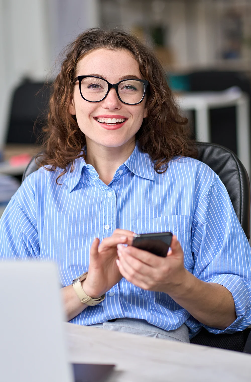 Woman on a phone